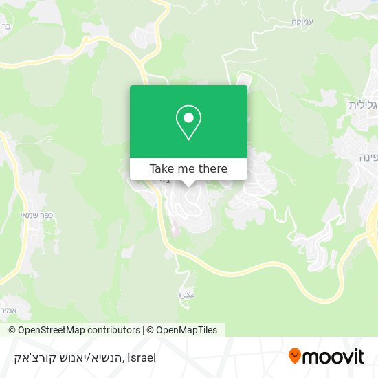 הנשיא/יאנוש קורצ'אק map