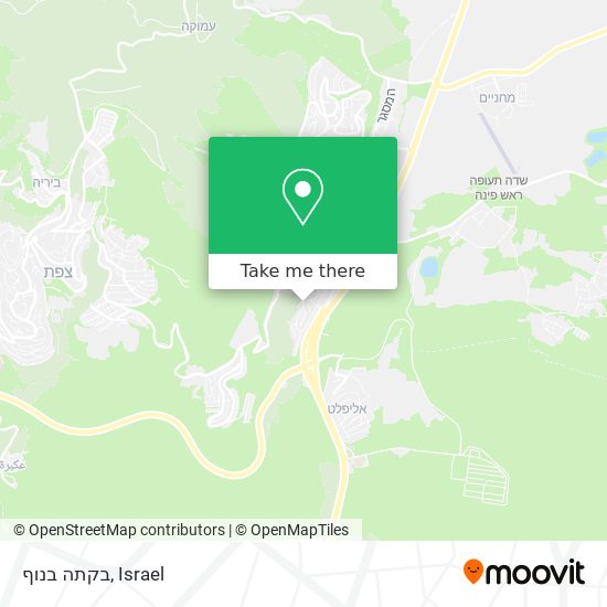 בקתה בנוף map