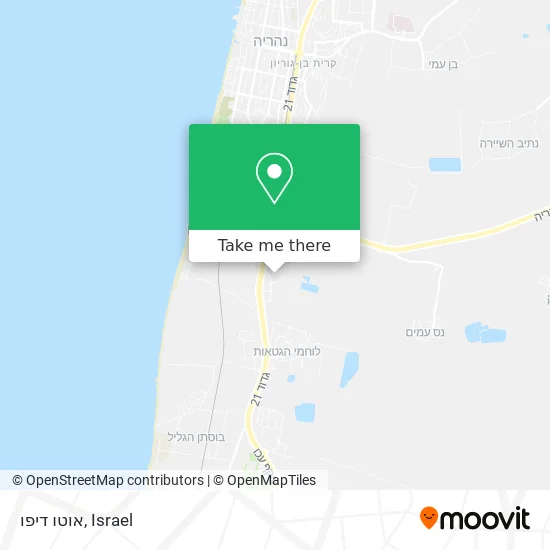 Карта אוטו דיפו