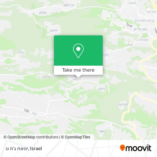 ינואח ג'ת ט map