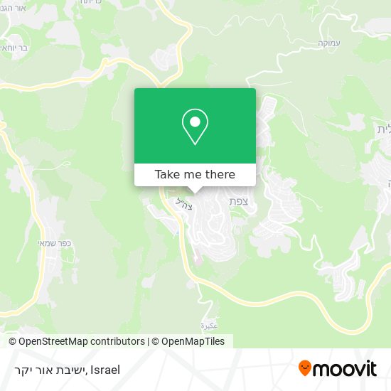ישיבת אור יקר map