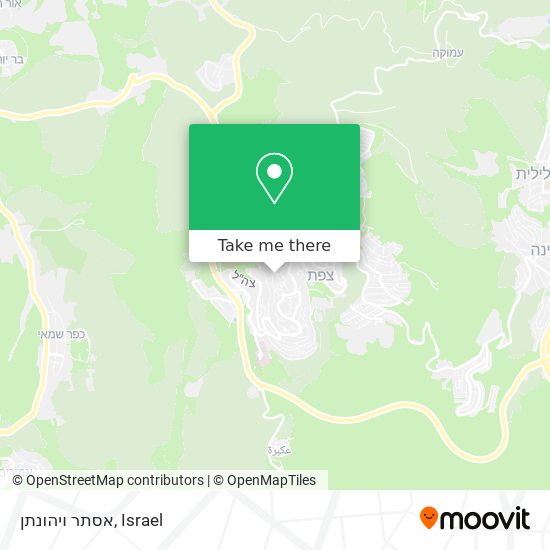 אסתר ויהונתן map