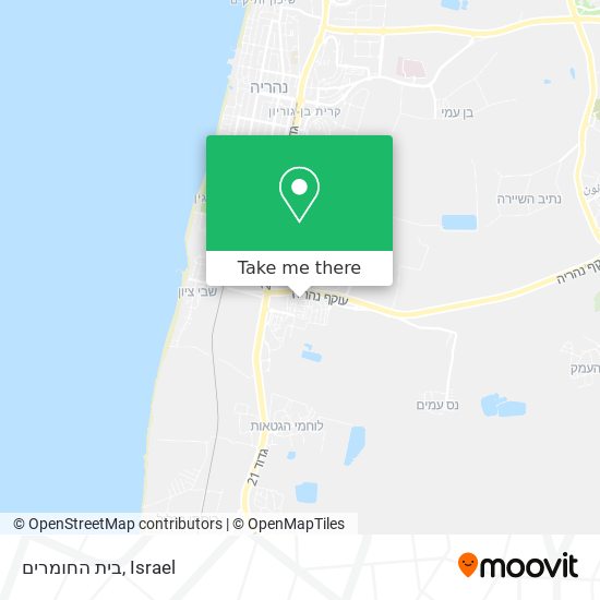 בית החומרים map