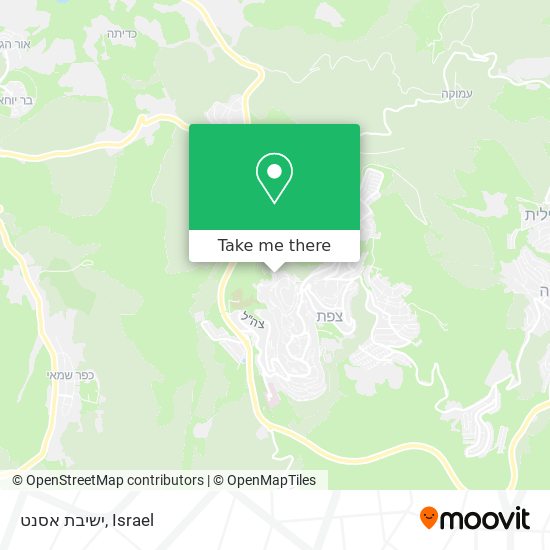 ישיבת אסנט map