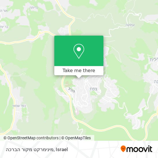 מינימרקט מקור הברכה map