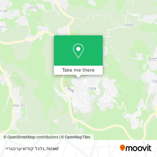 גלגל קודש-ערנטריי map