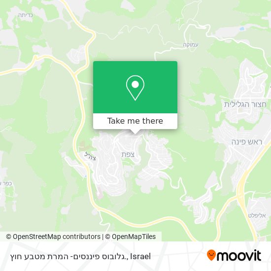 גלובוס פיננסים- המרת מטבע חוץ. map