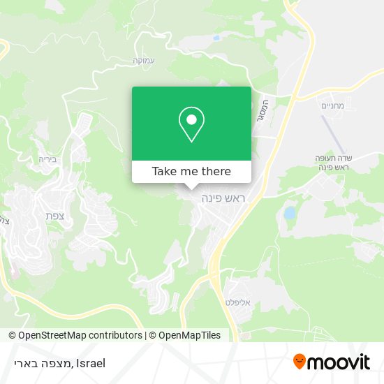 מצפה בארי map