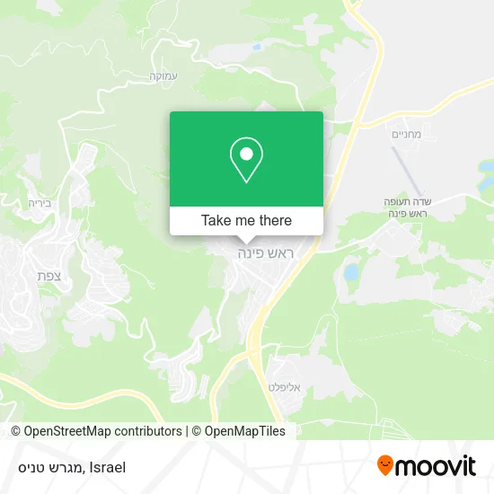 Карта מגרש טניס