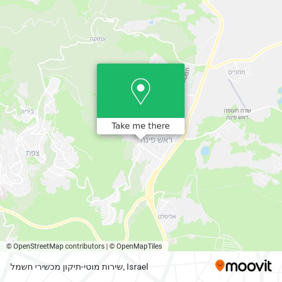 שירות מוטי-תיקון מכשירי חשמל map
