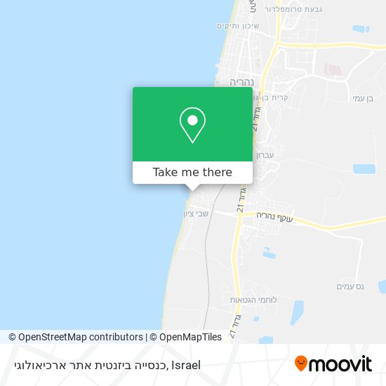 כנסייה ביזנטית אתר ארכיאולוגי map