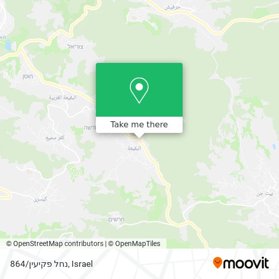 נחל פקיעין/864 map