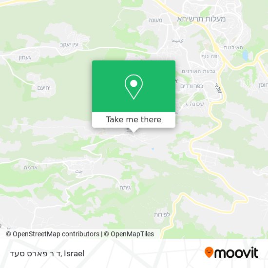 ד ר פארס סעד map