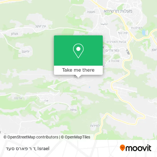 Карта ד ר פארס סעד