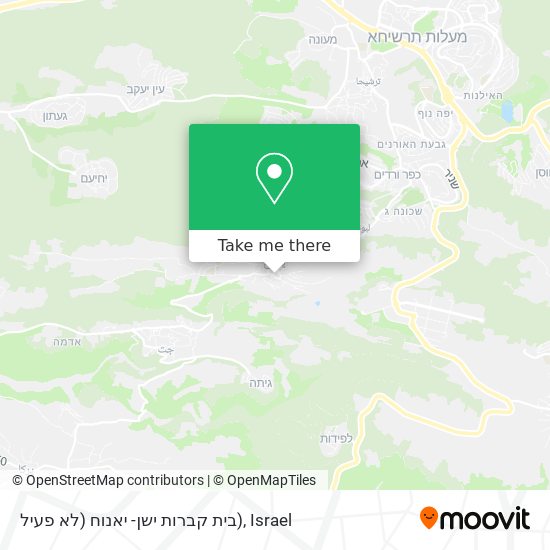 בית קברות ישן- יאנוח (לא פעיל) map