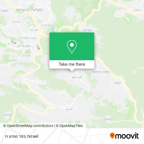 Карта כפר סמיע ח