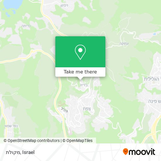 מקולת map