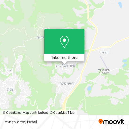 הילה בלחנס map