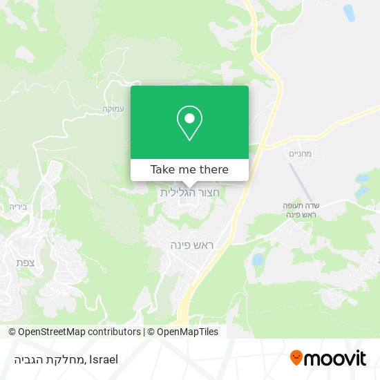 מחלקת הגביה map