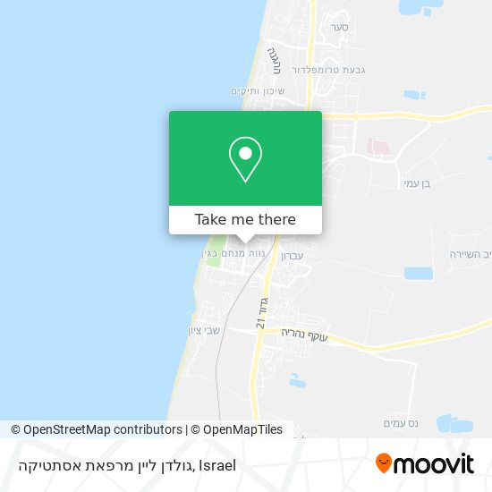 גולדן ליין מרפאת אסתטיקה map