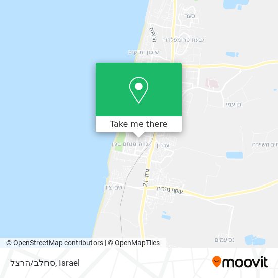 סחלב/הרצל map