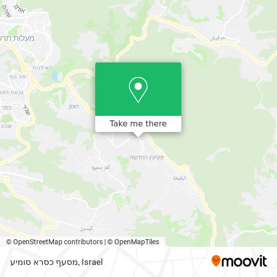 Карта מסעף כסרא סומיע