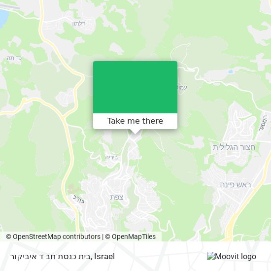 בית כנסת חב ד איביקור map