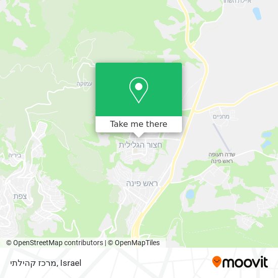 מרכז קהילתי map