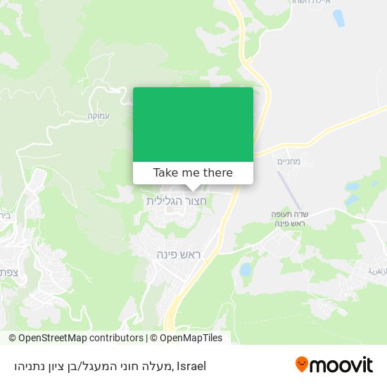 מעלה חוני המעגל/בן ציון נתניהו map