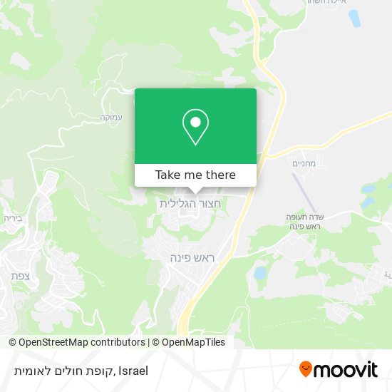 קופת חולים לאומית map