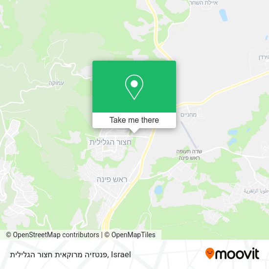 פנטזיה מרוקאית חצור הגלילית map