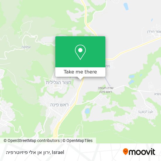 ירון אן אלי פיזיוטרפיה map