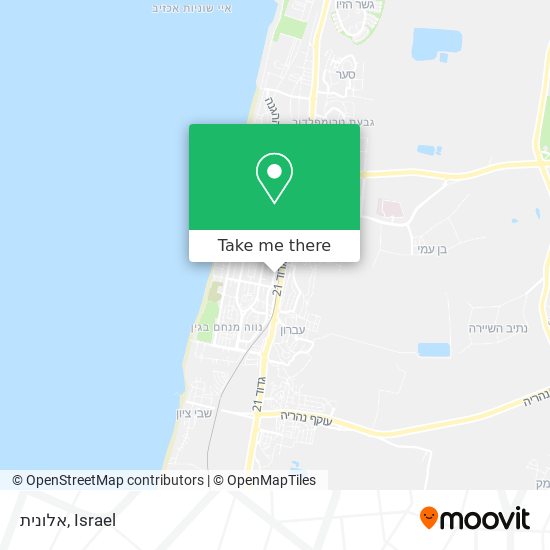 אלונית map