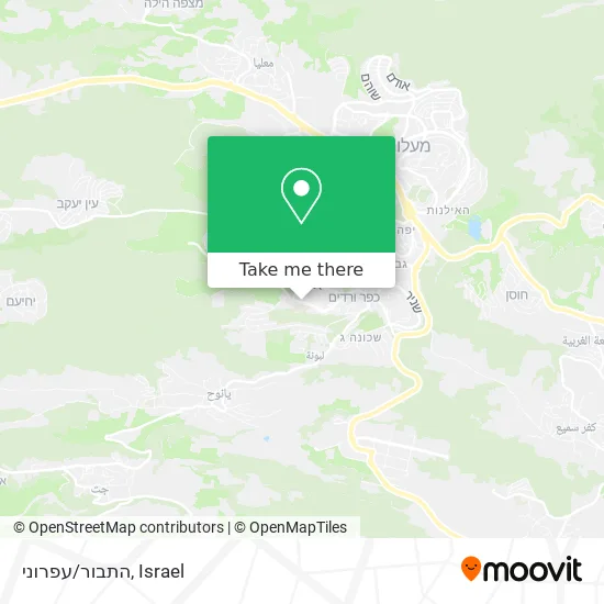 Карта התבור/עפרוני