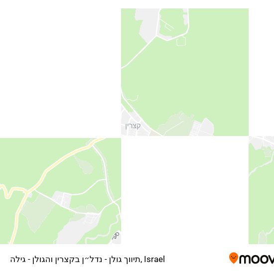 תיווך גולן - נדל״ן בקצרין והגולן - גילה map
