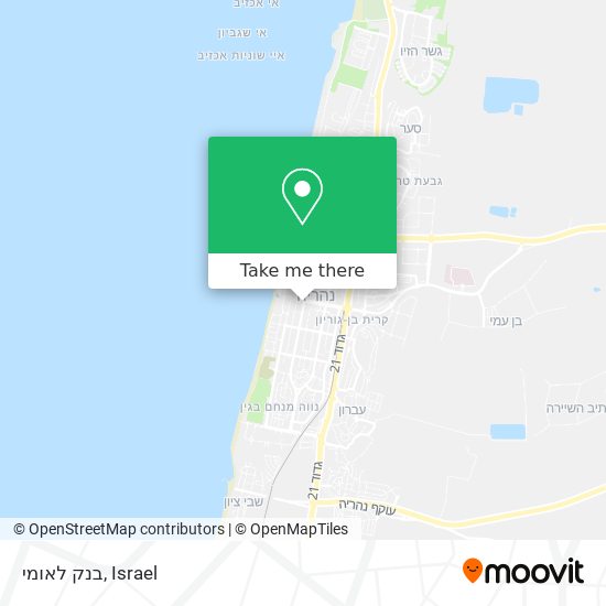 בנק לאומי map