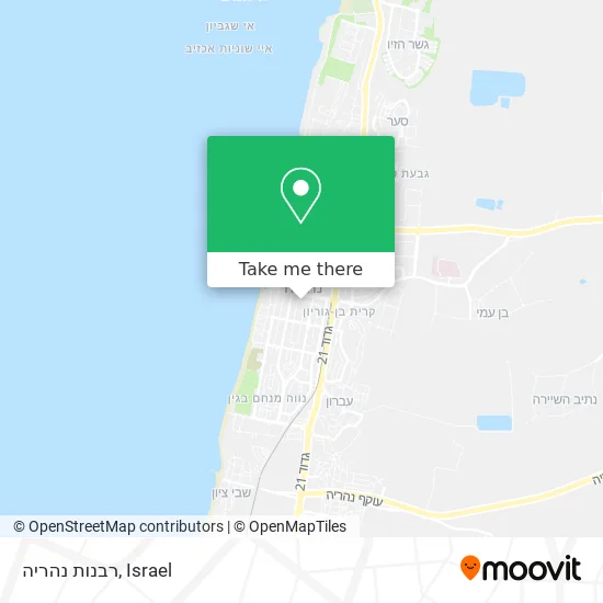Карта רבנות נהריה