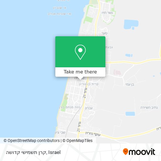 קרן תשמישי קדושה map