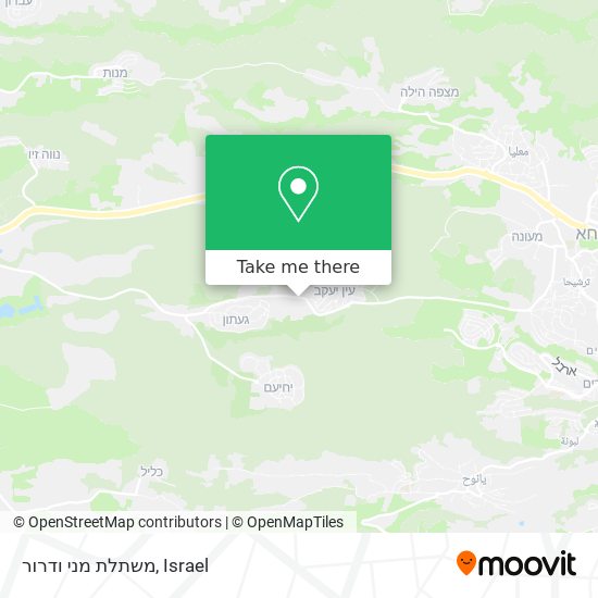 משתלת מני ודרור map