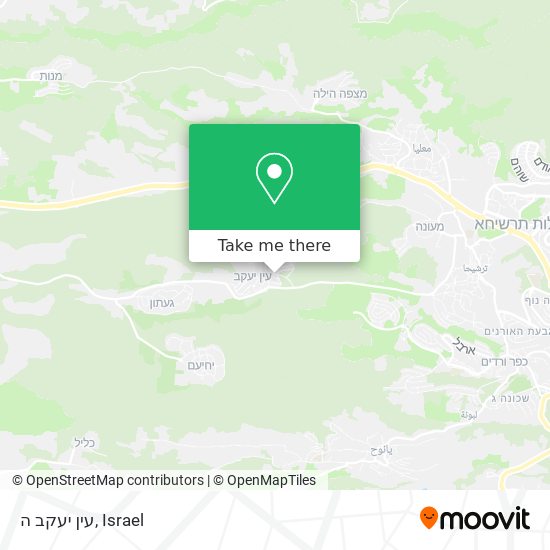 Карта עין יעקב ה