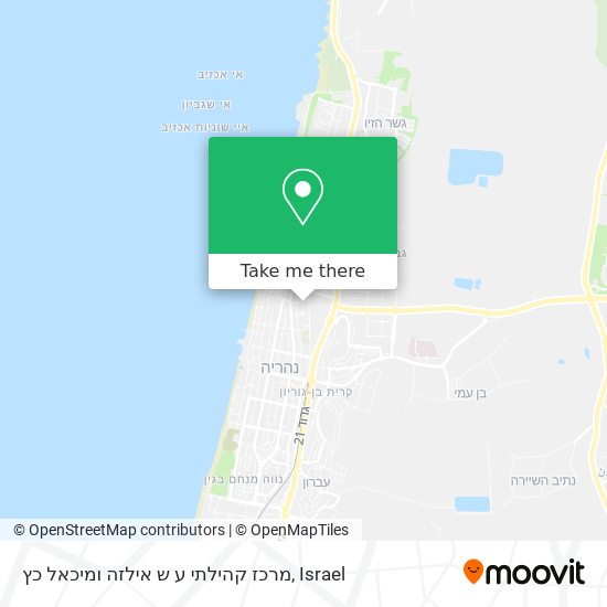 מרכז קהילתי ע ש אילזה ומיכאל כץ map