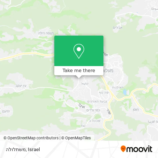 Карта משתלולה