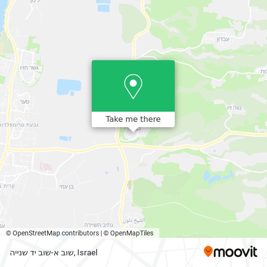 שוב א-שוב יד שנייה map