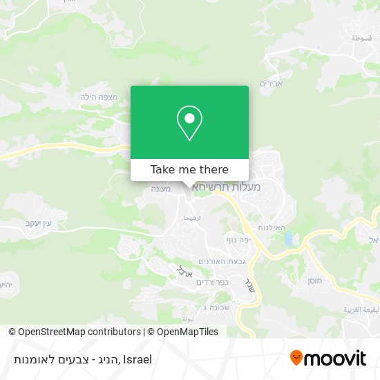 הניג - צבעים לאומנות map