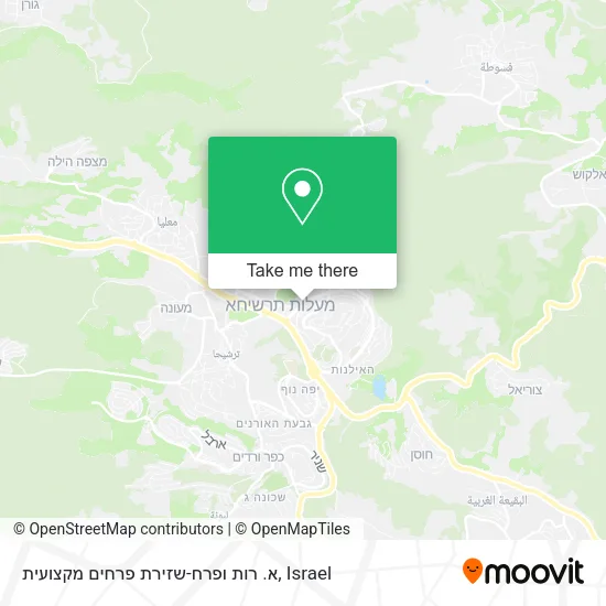 א. רות ופרח-שזירת פרחים מקצועית map