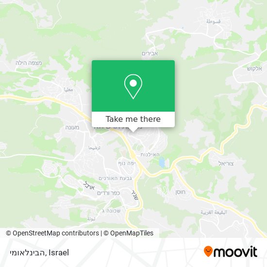 הבינלאומי map