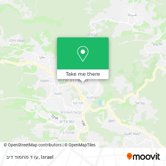 עו ד מחמוד דיב map