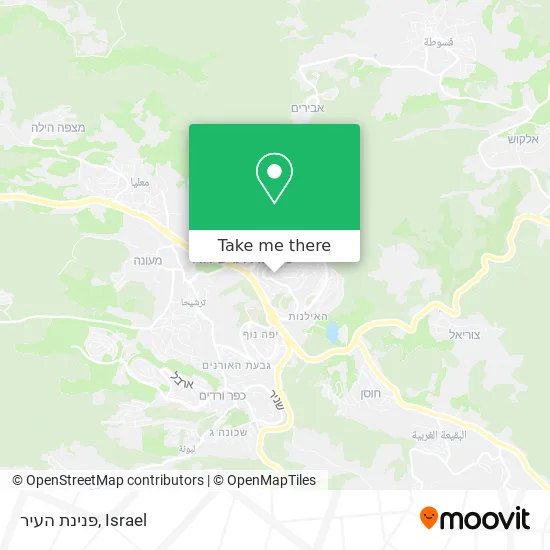 Карта פנינת העיר