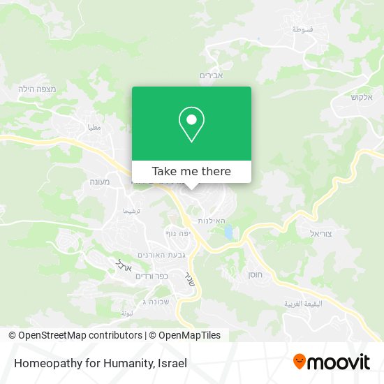 Homeopathy for Humanity map