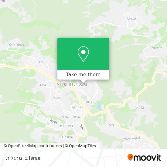 גן מרגלית map